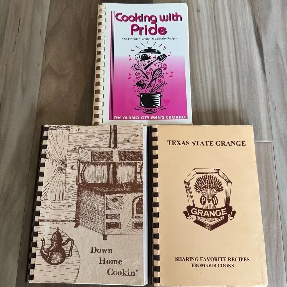 Southern Texas Cookbooks 3-pc Bundle Lot